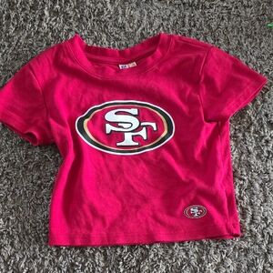 Kids Red SF Logo T-Shirt